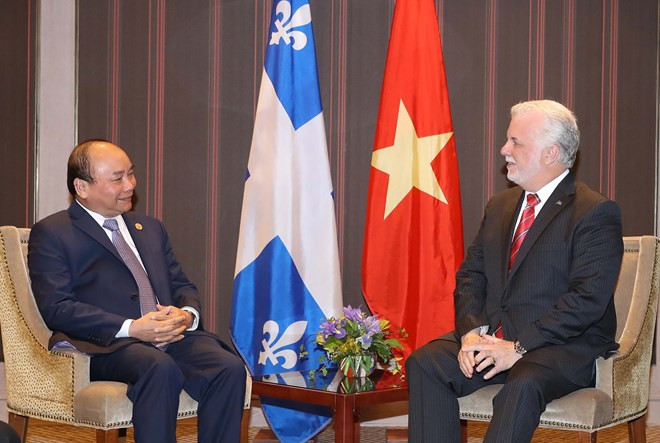 Premier de Vietnam aboga por desarrollo de lazos con Quebec ảnh 1 Premier de Vietnam aboga por desarrollo de lazos con Quebec ảnh 1