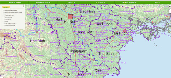Vietnam estrena portal nacional de datos sobre recursos forestales ảnh 1 Vietnam estrena portal nacional de datos sobre recursos forestales ảnh 1