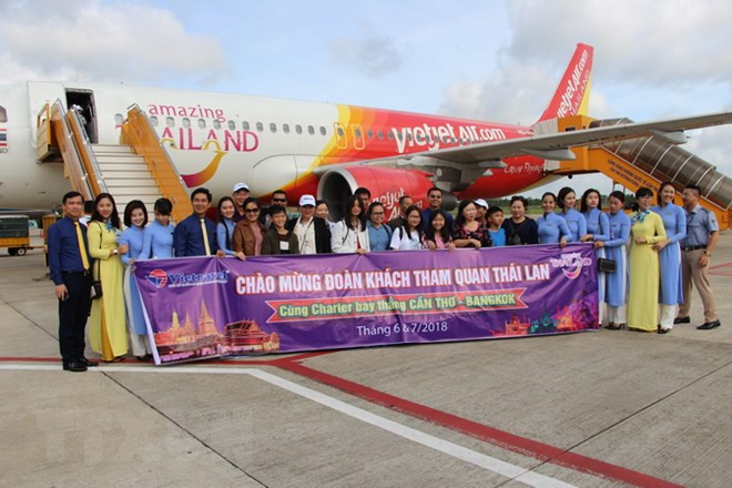 Inauguran ruta aérea directa entre ciudad vietnamita de Can Tho y Bangkok ảnh 1 Inauguran ruta aérea directa entre ciudad vietnamita de Can Tho y Bangkok ảnh 1