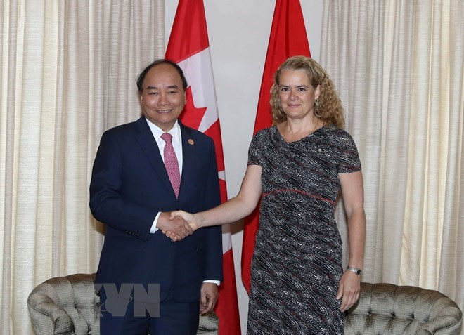 Premier de Vietnam afirma atención de su gobierno al desarrollo de lazos con Canadá ảnh 1 Premier de Vietnam afirma atención de su gobierno al desarrollo de lazos con Canadá ảnh 1