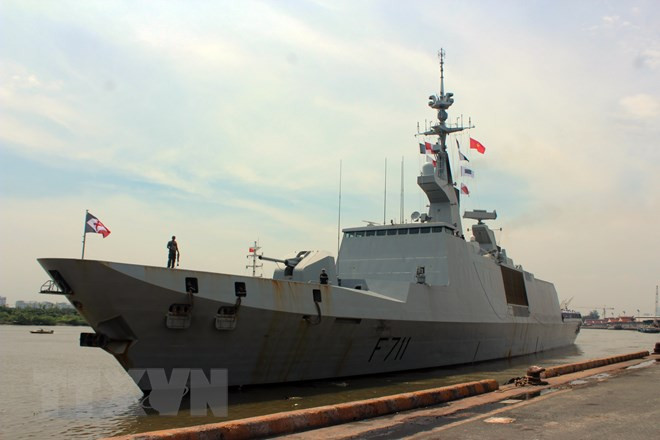 Buques de Marina francesa realizan visita de amistad a Ciudad Ho Chi Minh ảnh 1 Buques de Marina francesa realizan visita de amistad a Ciudad Ho Chi Minh ảnh 1