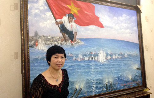 Ofertas crecen en vísperas de subasta de pintura sobre Gac Ma ảnh 2 Ofertas crecen en vísperas de subasta de pintura sobre Gac Ma ảnh 2