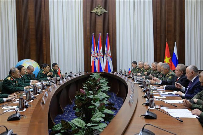 Vietnam y Rusia acuerdan fomentar cooperación en defensa ảnh 2 Vietnam y Rusia acuerdan fomentar cooperación en defensa ảnh 2