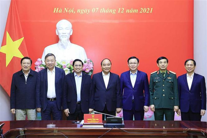 Presidente vietnamita dirige reunión del Consejo de Seguridad y Defensa Nacional ảnh 2 Presidente vietnamita dirige reunión del Consejo de Seguridad y Defensa Nacional ảnh 2