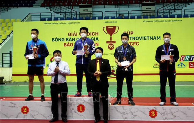 Concluye Campeonato Nacional de Tenis de Mesa del periódico Nhan Dan ảnh 1 Concluye Campeonato Nacional de Tenis de Mesa del periódico Nhan Dan ảnh 1