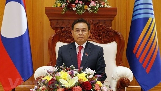 Presidente de Asamblea Nacional de Laos visitará Vietnam ảnh 1
