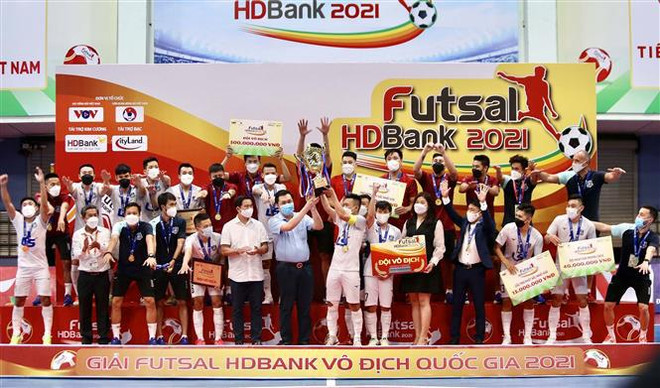 Club vietnamita Thai Son Nam retiene título del Campeonato Nacional de Fútbol Sala HDBank ảnh 1 Club vietnamita Thai Son Nam retiene título del Campeonato Nacional de Fútbol Sala HDBank ảnh 1