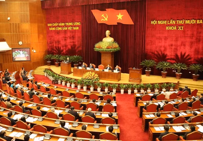 Décimo tercer pleno del Comité del PCV sigue cuarto día de trabajo ảnh 1