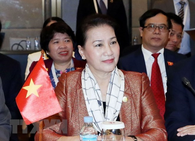 Presidenta parlamentaria de Vietnam finaliza su participación en APPF-27 en Camboya ảnh 1 Presidenta parlamentaria de Vietnam finaliza su participación en APPF-27 en Camboya ảnh 1
