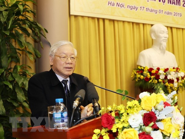 Destaca máximo dirigente vietnamita contribución de la Oficina Presidencial a los éxitos del país ảnh 1 Destaca máximo dirigente vietnamita contribución de la Oficina Presidencial a los éxitos del país ảnh 1