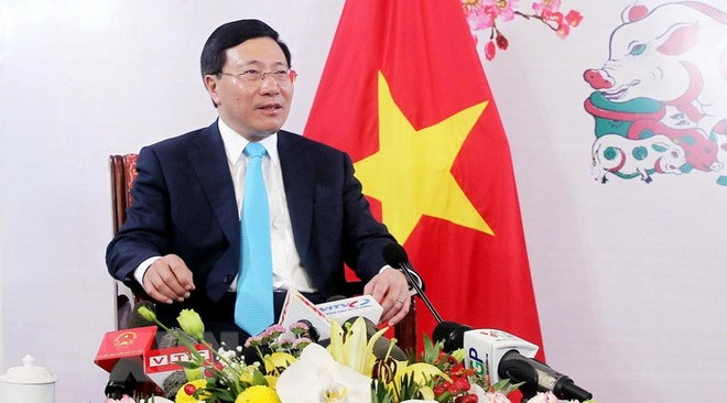 Trabajo de relaciones exteriores consolida el prestigio de Vietnam, valora canciller ảnh 1 Trabajo de relaciones exteriores consolida el prestigio de Vietnam, valora canciller ảnh 1