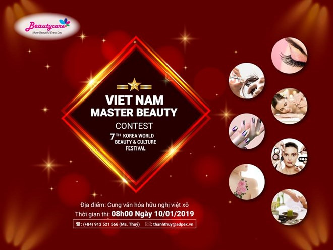 Abren exposición internacional de productos y servicios de belleza en Hanoi ảnh 1