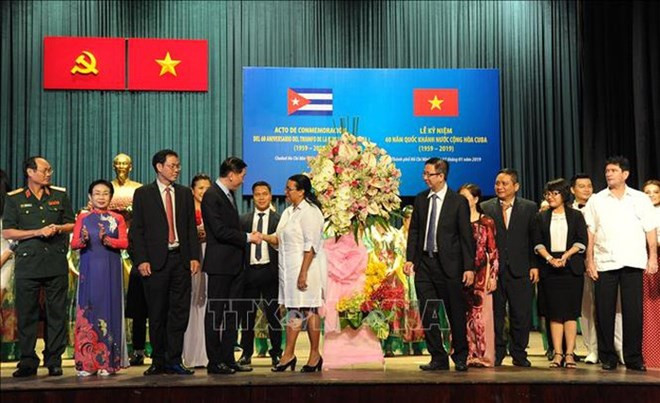 Conmemoran en Ciudad Ho Chi Minh aniversario 60 de la Revolución cubana ảnh 1 Conmemoran en Ciudad Ho Chi Minh aniversario 60 de la Revolución cubana ảnh 1