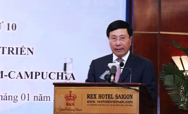 Celebran conferencia de cooperación entre localidades fronterizas de Vietnam y Camboya ảnh 1 Celebran conferencia de cooperación entre localidades fronterizas de Vietnam y Camboya ảnh 1