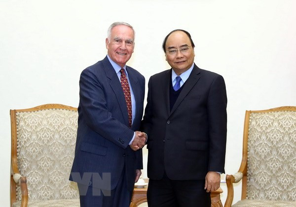 Premier recibe al primer embajador estadounidense en Vietnam ảnh 1 Premier recibe al primer embajador estadounidense en Vietnam ảnh 1