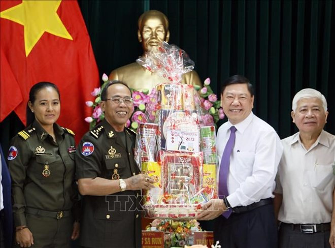 Fortalecen Fuerzas Armadas de Vietnam y Camboya relaciones de amistad ảnh 1 Fortalecen Fuerzas Armadas de Vietnam y Camboya relaciones de amistad ảnh 1