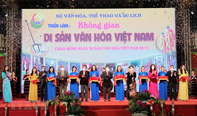 Realizan actividades en saludo al Día Nacional del Patrimonio Cultural de Vietnam ảnh 1 Realizan actividades en saludo al Día Nacional del Patrimonio Cultural de Vietnam ảnh 1
