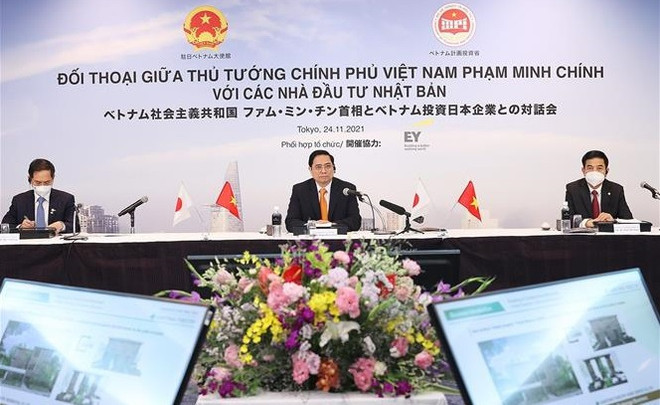 Primer ministro de Vietnam mantiene diálogo con inversores japoneses ảnh 1