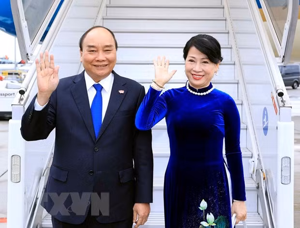Presidente vietnamita parte rumbo a Rusia ảnh 1