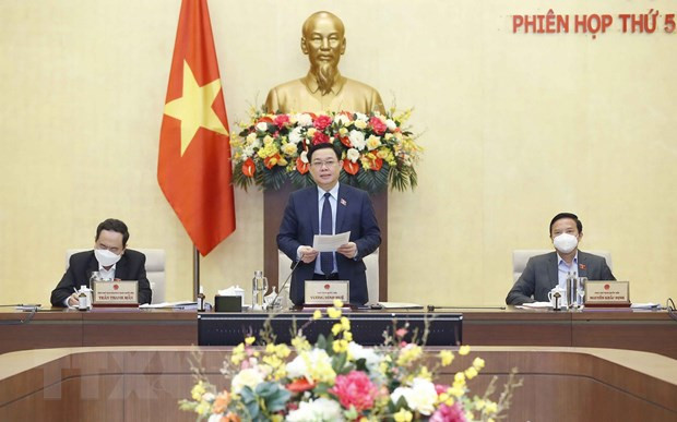 Inauguran quinta reunión del Comité Permanente de la Asamblea Nacional de Vietnam ảnh 1 Inauguran quinta reunión del Comité Permanente de la Asamblea Nacional de Vietnam ảnh 1