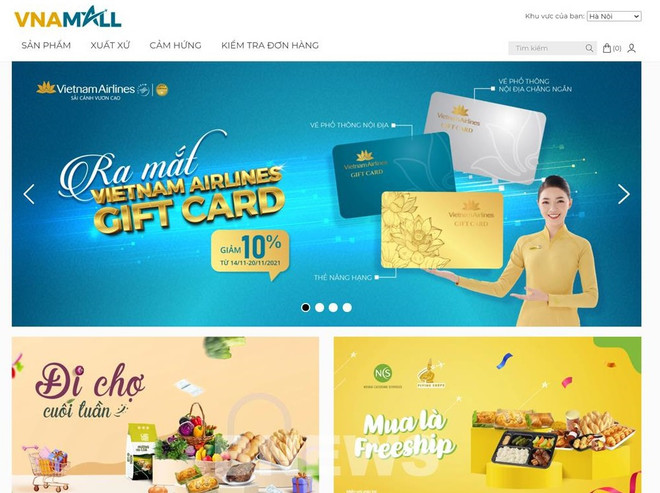 Vietnam Airlines presenta plataforma de comercio electrónico VNAMALL ảnh 1 Vietnam Airlines presenta plataforma de comercio electrónico VNAMALL ảnh 1