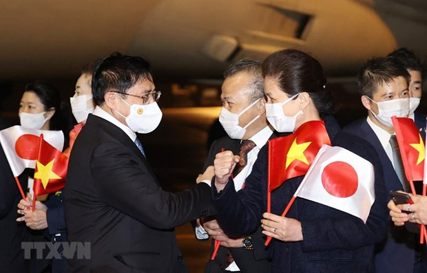 Premier vietnamita inicia su visita oficial a Japón ảnh 1 Premier vietnamita inicia su visita oficial a Japón ảnh 1