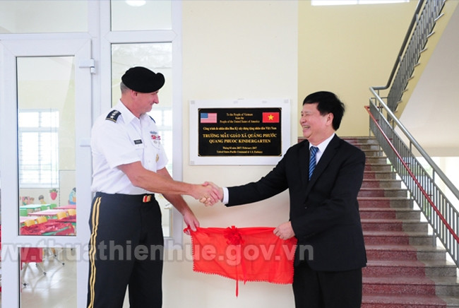 Ayuda EE.UU. a provincia vietnamita en la construcción de escuelas ảnh 1 Ayuda EE.UU. a provincia vietnamita en la construcción de escuelas ảnh 1