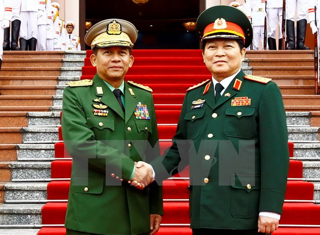 Vietnam y Myanmar fomentan cooperación en defensa ảnh 1