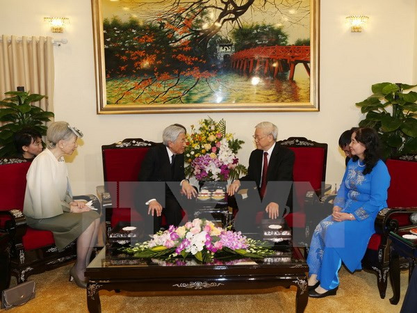 Destacan excelente estado de nexos Vietnam-Japón ảnh 1 Destacan excelente estado de nexos Vietnam-Japón ảnh 1