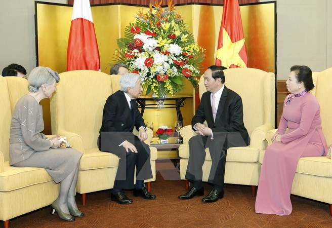 Emperador de Japón concluye visita estatal a Vietnam ảnh 1 Emperador de Japón concluye visita estatal a Vietnam ảnh 1