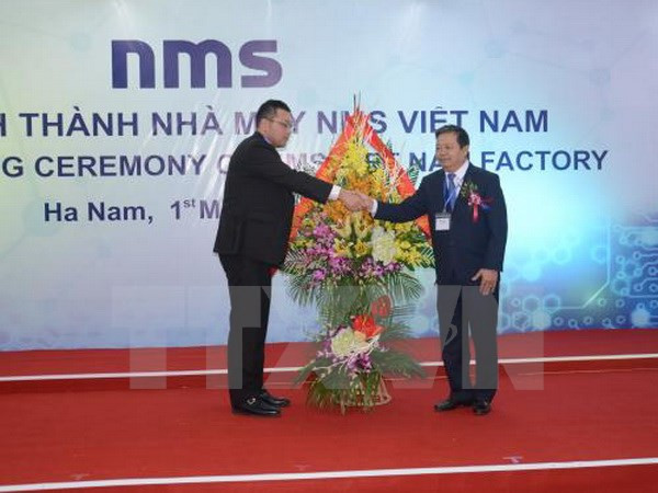 Inauguran en Vietnam fábrica de empresa japonesa NMS ảnh 1 Inauguran en Vietnam fábrica de empresa japonesa NMS ảnh 1