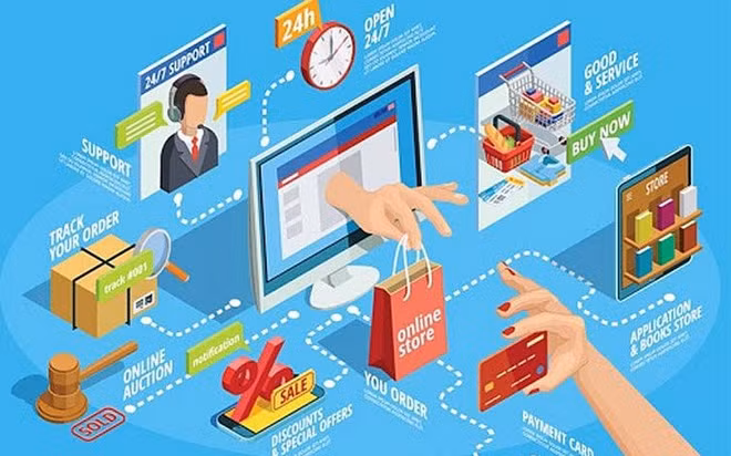 Comercio electrónico fomenta exportaciones de Vietnam ảnh 1