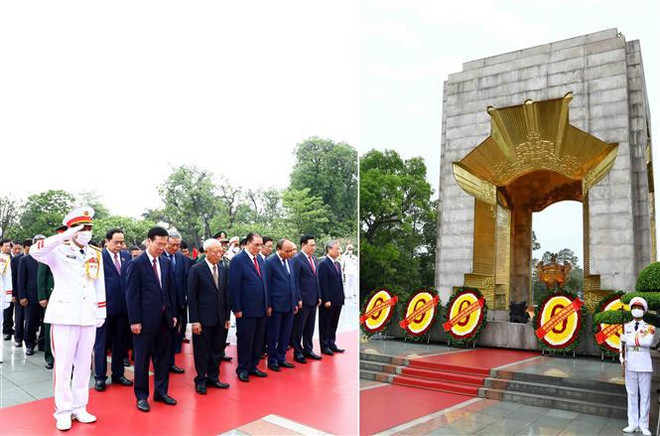 Rinden homenaje al Presidente Ho Chi Minh en ocasión del 132 aniversario de su natalicio ảnh 2 Rinden homenaje al Presidente Ho Chi Minh en ocasión del 132 aniversario de su natalicio ảnh 2