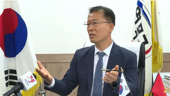 Enseñan idioma vietnamita en modelo de orientación profesional en Corea del Sur ảnh 2