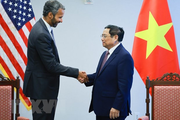 Premier vietnamita recibe a gerentes de organizaciones mundiales ảnh 3 Premier vietnamita recibe a gerentes de organizaciones mundiales ảnh 3
