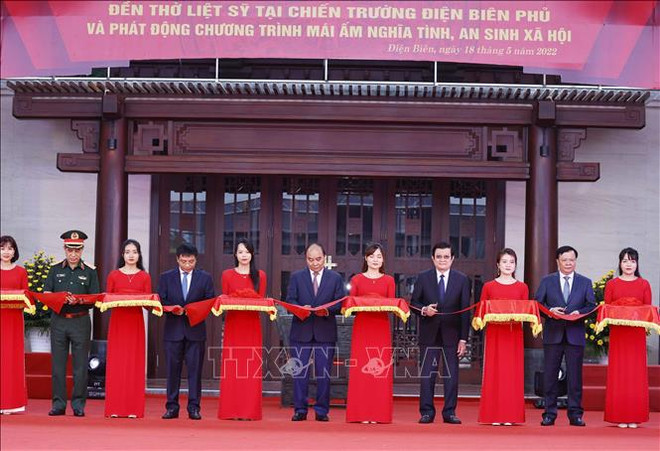Inauguran Templo dedicado a los mártires vietnamitas de batalla de Dien Bien Phu ảnh 1 Inauguran Templo dedicado a los mártires vietnamitas de batalla de Dien Bien Phu ảnh 1