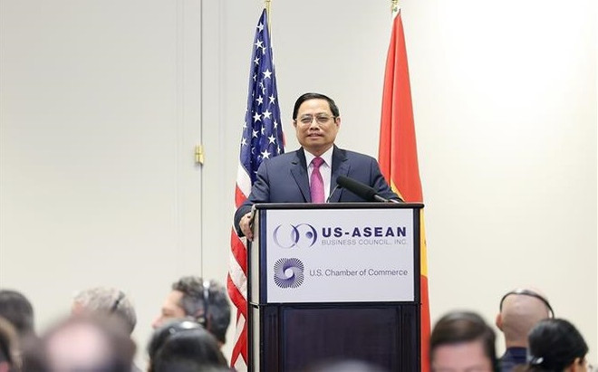 Premier vietnamita trabaja con comunidad empresarial de Estados Unidos ảnh 1 Premier vietnamita trabaja con comunidad empresarial de Estados Unidos ảnh 1