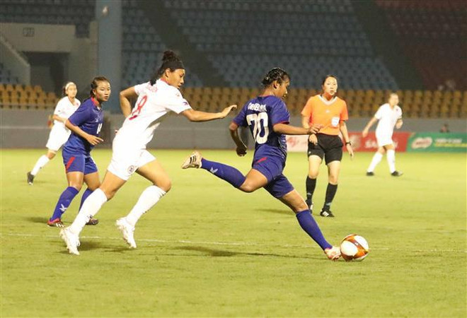SEA Games 3: Selección femenina de fútbol de Filipinas golea por 5-0 a Camboya ảnh 1 SEA Games 3: Selección femenina de fútbol de Filipinas golea por 5-0 a Camboya ảnh 1