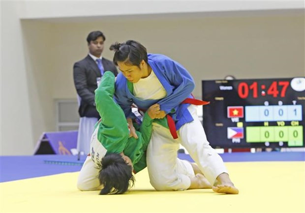 Selección vietnamita de Kurash conquista siete medallas de oro en SEA Games 31 ảnh 1 Selección vietnamita de Kurash conquista siete medallas de oro en SEA Games 31 ảnh 1