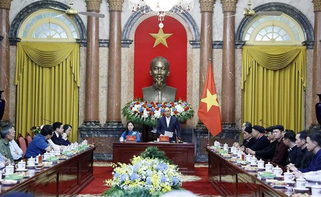 Presidente vietnamita defiende mayor atención del Estado a los asuntos étnicos ảnh 1 Presidente vietnamita defiende mayor atención del Estado a los asuntos étnicos ảnh 1