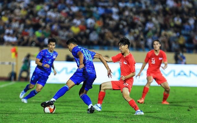 SEA Games 31: Sub-23 de Tailandia vence 5-0 a Singapur ảnh 1