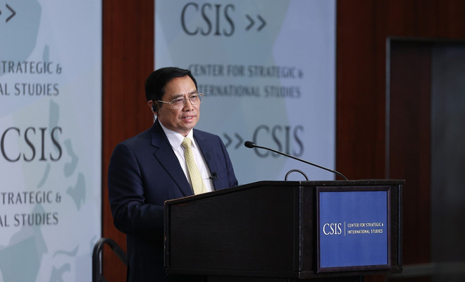 Destacan significados de discurso de primer ministro vietnamita en CSIS en Washington ảnh 1 Destacan significados de discurso de primer ministro vietnamita en CSIS en Washington ảnh 1
