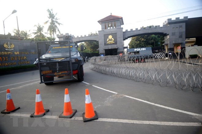 Presos terroristas se entregan tras operación de policía en cárcel indonesia ảnh 1 Presos terroristas se entregan tras operación de policía en cárcel indonesia ảnh 1