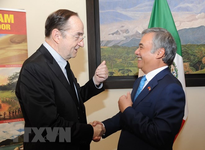 Conmemoran 43 aniversario del establecimiento de relaciones diplomáticas Vietnam-México ảnh 1 Conmemoran 43 aniversario del establecimiento de relaciones diplomáticas Vietnam-México ảnh 1