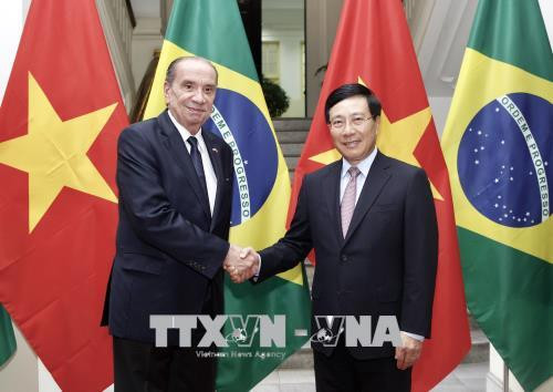 Canciller de Brasil realiza visita a Vietnam ảnh 1 Canciller de Brasil realiza visita a Vietnam ảnh 1
