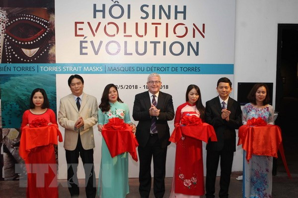 Inauguran en Vietnam exposición de Máscaras del Estrecho de Torres ảnh 1 Inauguran en Vietnam exposición de Máscaras del Estrecho de Torres ảnh 1
