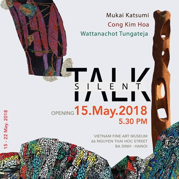 Artistas vietnamitas, tailandeses y japoneses se unen en exposición en Hanoi ảnh 1 Artistas vietnamitas, tailandeses y japoneses se unen en exposición en Hanoi ảnh 1