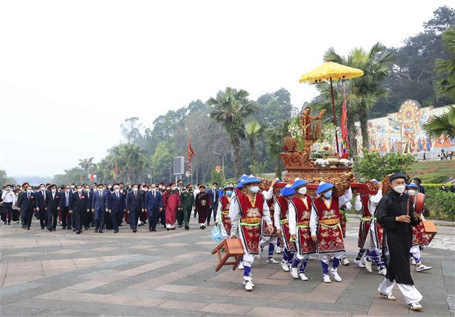 Honran en Vietnam a reyes fundadores de la nación ảnh 1 Honran en Vietnam a reyes fundadores de la nación ảnh 1
