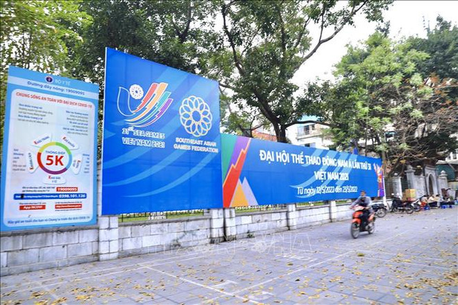 Hanoi adorna sus calles para celebrar SEA Games 31 ảnh 1 Hanoi adorna sus calles para celebrar SEA Games 31 ảnh 1