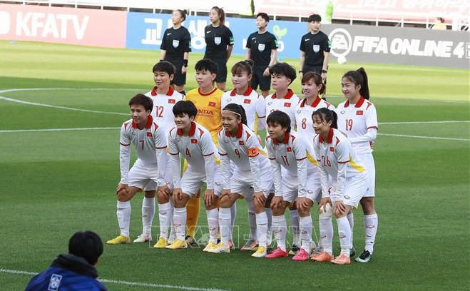 Selección femenina de fútbol de Vietnam cosecha buenos resultados en Corea del Sur ảnh 1 Selección femenina de fútbol de Vietnam cosecha buenos resultados en Corea del Sur ảnh 1